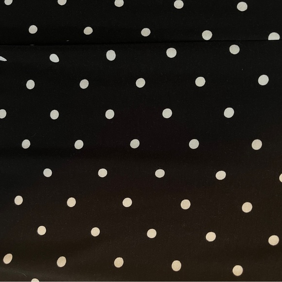 NWOT Ponte-Knit Polka Dot Swing Dress 3/4 Length Sleeves - Picture 3 of 7